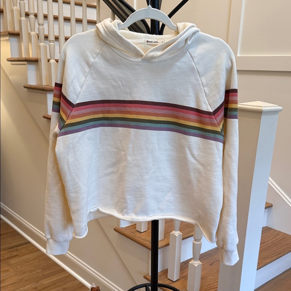 Marine Layer Cream Hoodie